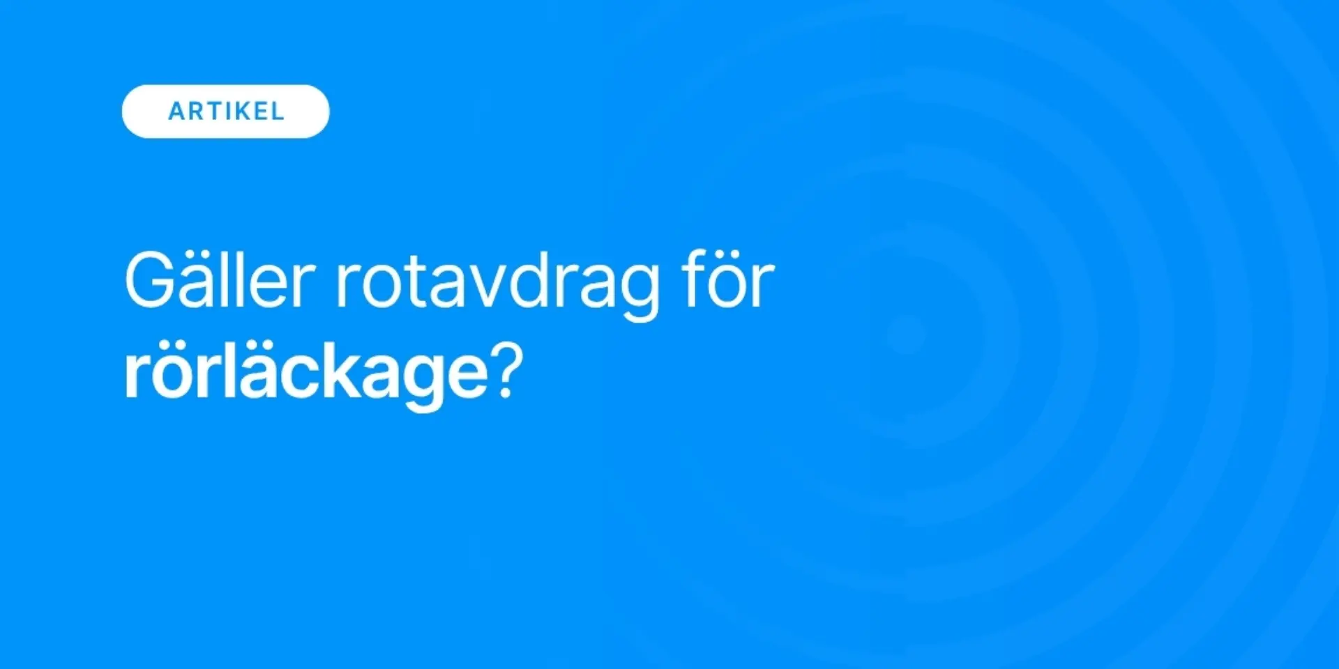 Galler rotavdrag for rorlackage