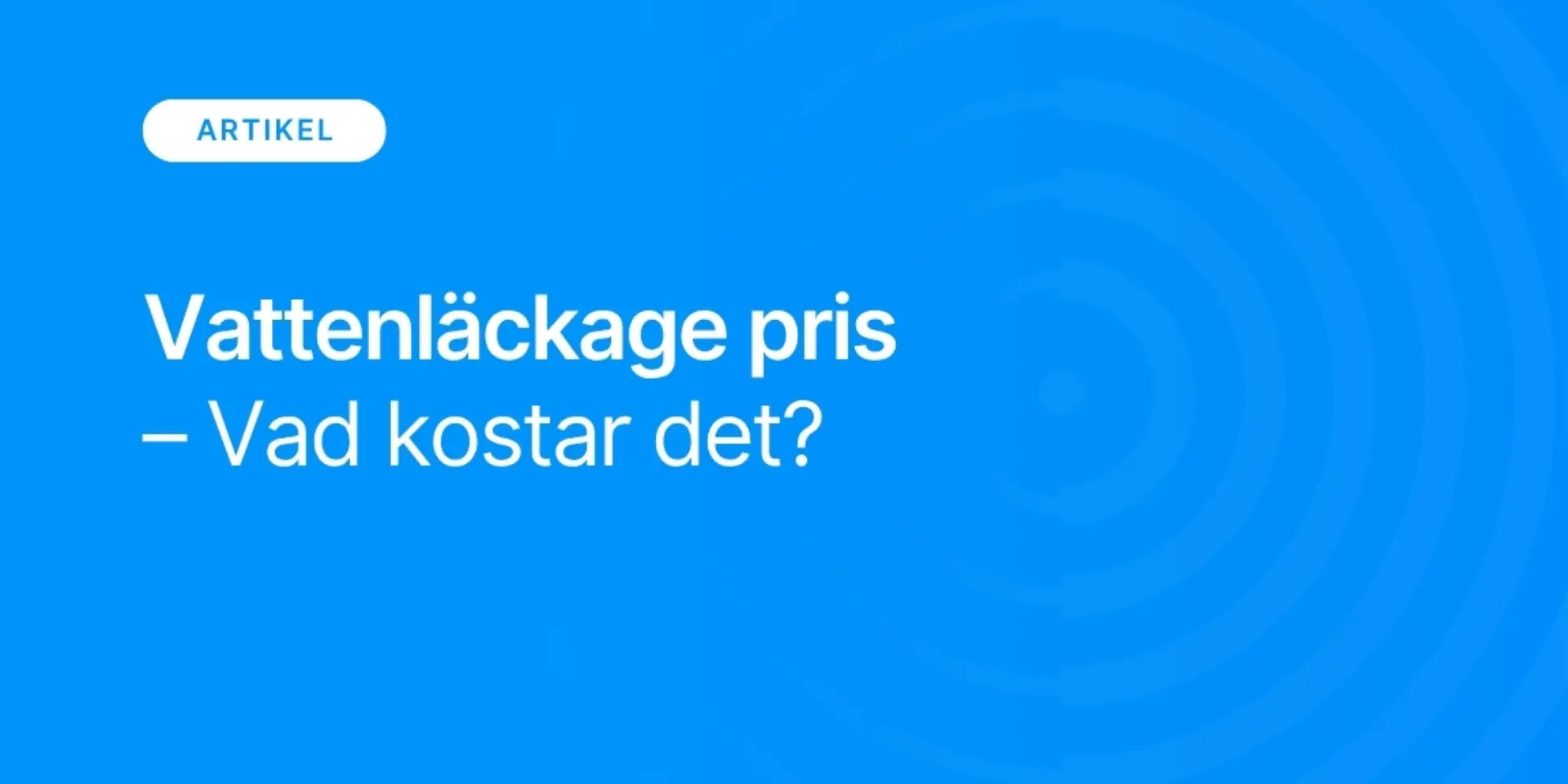 Vattenlackage pris vad kostar det